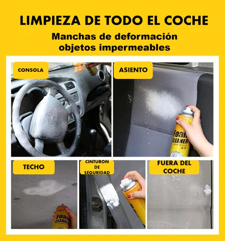 LIMPIADOR MULTIUSOS EN ESPUMA - AUTOS, MUEBLES, ZAPATILLAS Y COCINA... ACCIÓN INSTANTÁNEA!