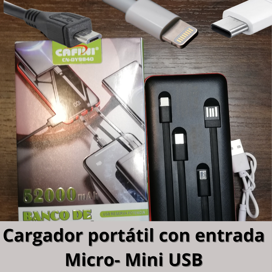 POWER BANK - CARGADOR PORTATIL